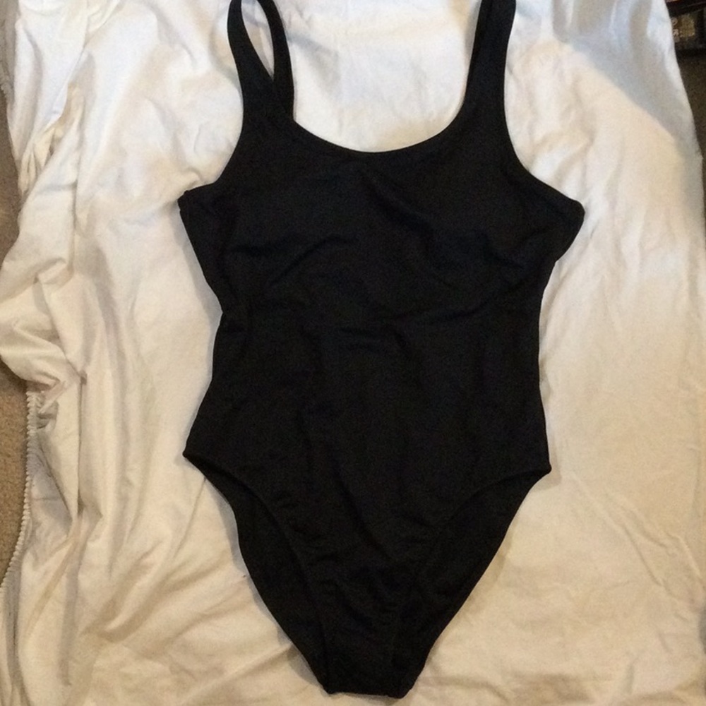 Women’s PINK Black One-Piece Swimsuit